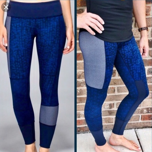 lululemon athletica Pants - Lululemon Sashiko Patchwork Wunder Under sz 6